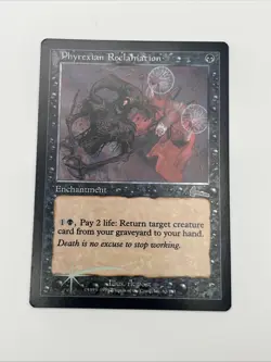 Phyrexian Reclamation FOIL Urza’s Legacy 1999 Near Mint Mtg Magic The Gathering - Image 5