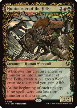 MTG Huntmaster of the Fells (Showcase) - Innistrad Remastered (INR) NM Rare #325 - Image 1
