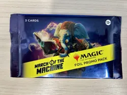 Magic the Gathering MTG March of the Machine Foil Promo Pack Factory Sealed - Image 1