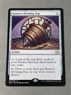 Sensei's Divining Top MTG Double Masters 2022 Regular NM - Image 1
