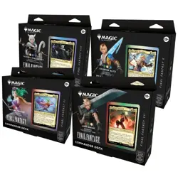 MTG Final Fantasy Commander Decks Set of 4 Deck Magic the Gathering *opened* - Image 1
