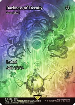 Darkness of Eternity (Dark Ritual) Foil Final Fantasy MTG NM - Image 1