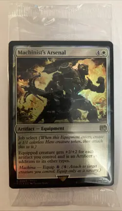 SEALED Machinist's Arsenal - Prerelease Promo (0023) Final Fantasy MTG FOIL - Image 1