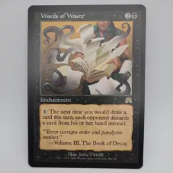 Words of Waste - Onslaught NM MTG Magic the Gathering - Image 1