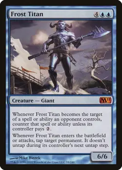Frost Titan Magic 2011 MTG MAGIC CREATURE GIANT RARE - Image 1