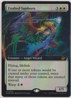 MTG Exalted Sunborn (Extended Art) Edge of Eternities Foil - Image 1