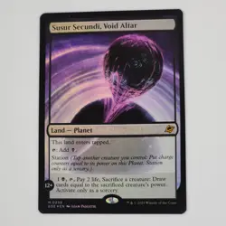 MTG Susur Secundi, Void Altar Edge of Eternities Foil Mythic Land Planet NM+/MT - Image 1