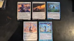 MTG Custom Land Commander deck, Omnath Locus of creation. Extremely High Power - Image 4