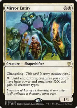 Mirror Entity Commander 2016 MTG MAGIC CREATURE SHAPESHIFTER RARE - Image 1