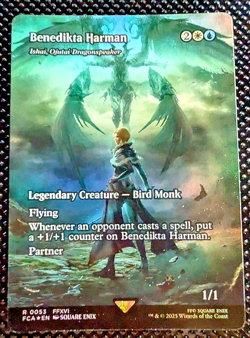 Benedikta Harman - Ishai, Ojutai Dragonspeaker Final Fantasy MTG Foil Card - Image 1