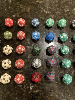 MTG Spindown Dice Lot Of 50 + 2 Various sets and colors - Image 3