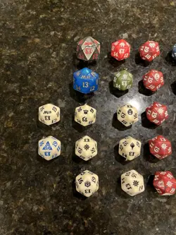 MTG Spindown Dice Lot Of 50 + 2 Various sets and colors - Image 4