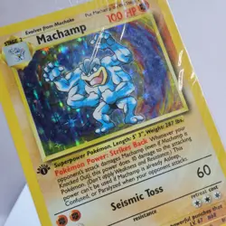 Pokemon TCG - Machamp 8/102 Base Set Holo Rare WOTC 1999 - SEALED - Image 1