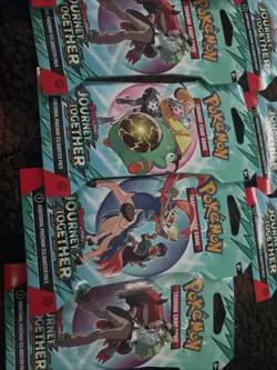 Pokemon Journey Together Trading Card Booster Pack Set - Image 2