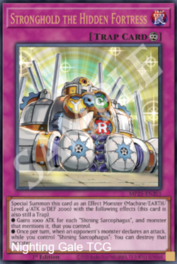 Yugioh! Mega Tins 2025 PREORDER 3x UR Stronghold the Hidden Fortress - Image 1