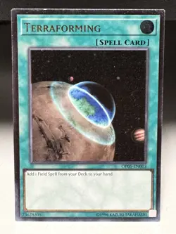 Yugioh! MP Terraforming - OP05-EN003 - Ultimate Rare - Unlimited Edition Moderat - Image 1