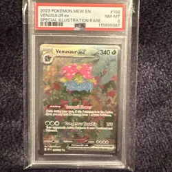 Venusaur ex 198/165 Scarlet & Violet 151 PSA Graded 8 Pokemon Trading Card Game - Image 1
