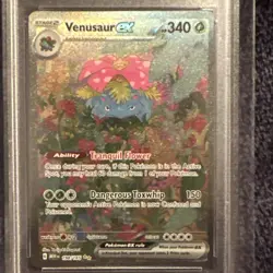 Venusaur ex 198/165 Scarlet & Violet 151 PSA Graded 8 Pokemon Trading Card Game - Image 2