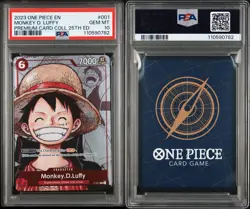 PSA 10 Monkey D Luffy P-001 One Piece Premium Collection 25th Promo Card English - Image 3