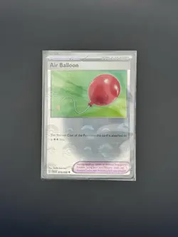 Pokemon TCG Air Balloon Card 079/086 Poke Ball Pattern Sv: Black Bolt - Image 1