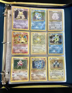 Pokemon Vintage 40 Foil Card Binder Lot Charizard Blastoise Venusaur Base 1999 - Image 2