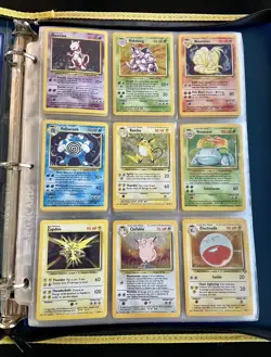 Pokemon Vintage 40 Foil Card Binder Lot Charizard Blastoise Venusaur Base 1999 - Image 3