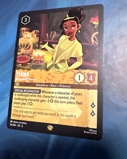Tiana - Restaurant Owner X 1 - Disney Lorcana/Azurite Sea 16/204 Card - Image 1