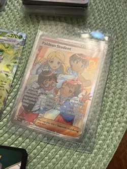 Pokemon Card Lot- Paldean Student, Shiny Flamigo, EX, Secret Rare holos/reverse - Image 2