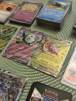 Pokemon Card Lot- Paldean Student, Shiny Flamigo, EX, Secret Rare holos/reverse - Image 3