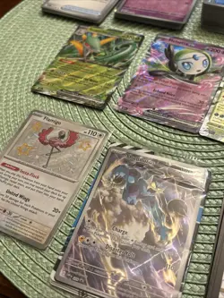 Pokemon Card Lot- Paldean Student, Shiny Flamigo, EX, Secret Rare holos/reverse - Image 4