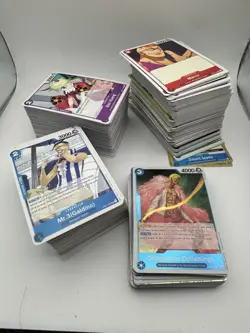 One Piece TCG - OP01 & OP04 Mixed Lot - Foil and Non Foil - 300+ cards - Image 1