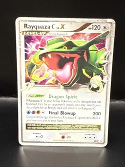 Pokemon TCG Rayquaza C LV.X Black Star Promotional Holo Card DP47 - Image 2