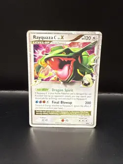Pokemon TCG Rayquaza C LV.X Black Star Promotional Holo Card DP47 - Image 4