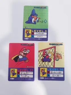 Three Super Mario World Nintendo Game Card Topsun Japanese Japan - Image 1