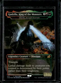 2020 Magic MTG Ikoria Lair of Behemoths Zilortha, Strength Incarnate Promos #275 - Image 1