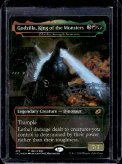 2020 Magic MTG Ikoria Lair of Behemoths Zilortha, Strength Incarnate Promos #275 - Image 1