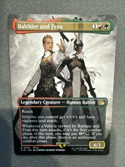 Balthier And Fran MTG BORDERLESS Final Fantasy Nm Near Mint Magic - Image 1