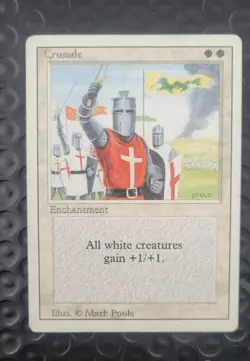 MTG Revised Edition Crusade - Banned - HP - Vintage - Image 1