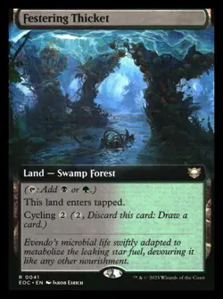 Festering Thicket (Extended Art) Edge of Eternities MTG - NM+ - Image 1