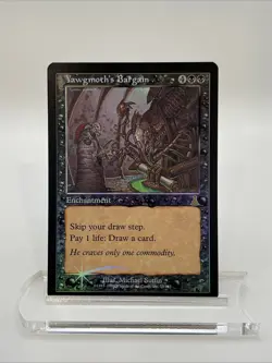 Yawgmoth’s Bargain FOIL Urza’s Destiny 1999 Near Mint Mtg Magic The Gathering - Image 1
