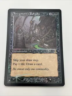 Yawgmoth’s Bargain FOIL Urza’s Destiny 1999 Near Mint Mtg Magic The Gathering - Image 5