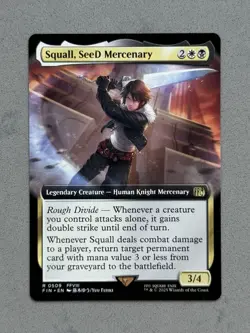 Squall, Seed Mercenary #509 (Extended Art) MTG Final Fantasy FIN Regular - NM - Image 1