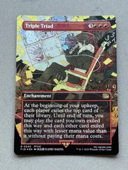 Triple Triad #340 FOIL - Extended Art Rare - MTG Magic FINAL FANTASY (FIN) - NM - Image 2