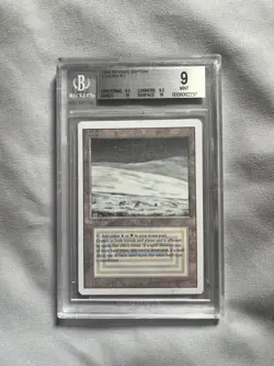 ~~ Tundra ~~ Revised Dual Land BGS Graded 9 Vintage Magic The Gathering Mtg - Image 1