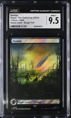 SWAMP Fallout Surge Foil CGC 9.5 MTG [Nostalgium] - Image 1