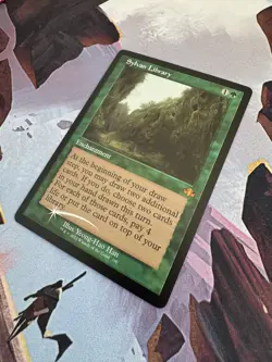 Sylvan Library - Retro Frame Foil - Mythic Rare - MTG Dominaria Remastered - NM - Image 3