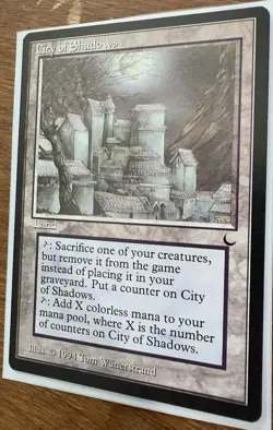 City of Shadows - The Dark, MTG NM Magic: The Gathering Card Reserved List - Image 2