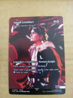 Squall Leonhart (Showcase) Final Fantasy: Through the Ages Regular Mint Card - Image 1