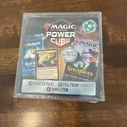 Limited Magic the Gathering Power Cube from Pandemic. 2021. 3 boosters, 2 foils - Image 1