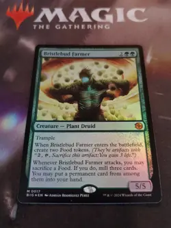 Mtg. Bristlebud Farmer. Foil. Outlaws of Thunder Junction. PF - Image 1